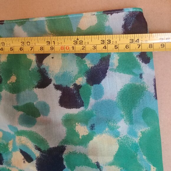 4/$20 Blue green abstract floral watercolour spot soft infinity scarf - Picture 4 of 8